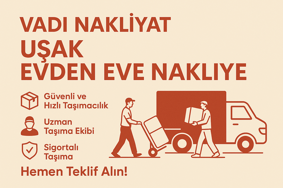 İstanbul Uşak Evden Eve Nakliyat